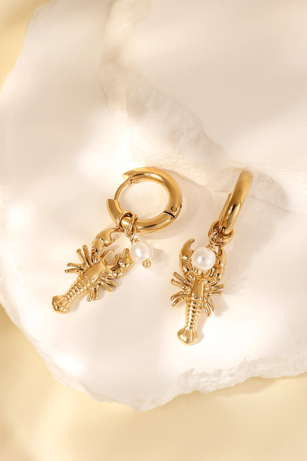 boucles d'oreilles homard