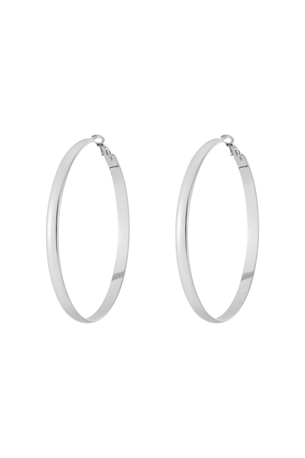Boucles d'oreilles créoles basiques épaisses