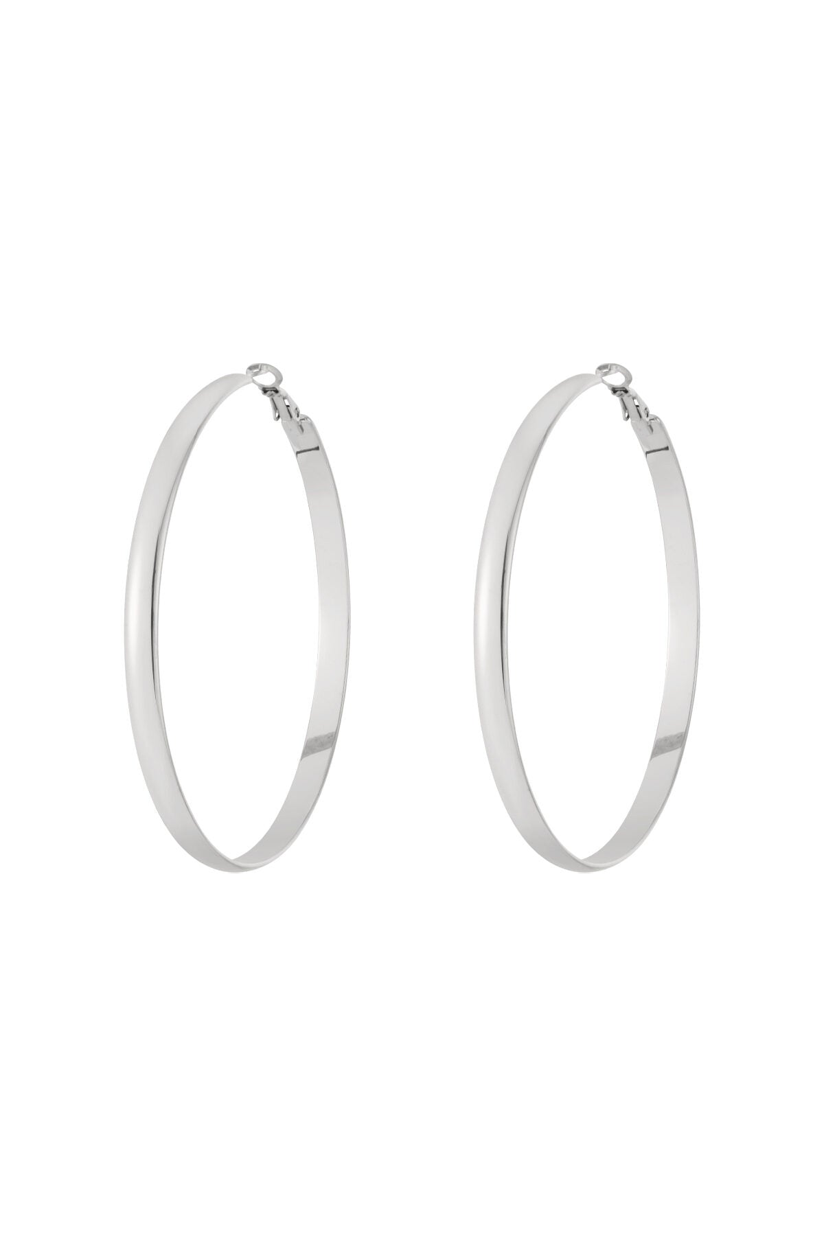 Boucles d'oreilles créoles basiques épaisses