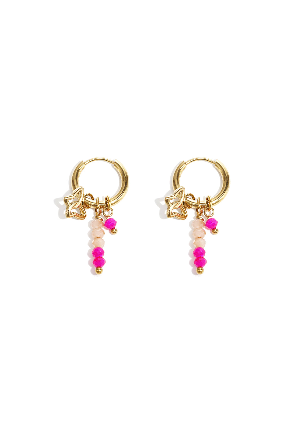Boucles d'Couleur oreilles nuit étoilée