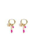 Boucles d'Couleur oreilles nuit étoilée