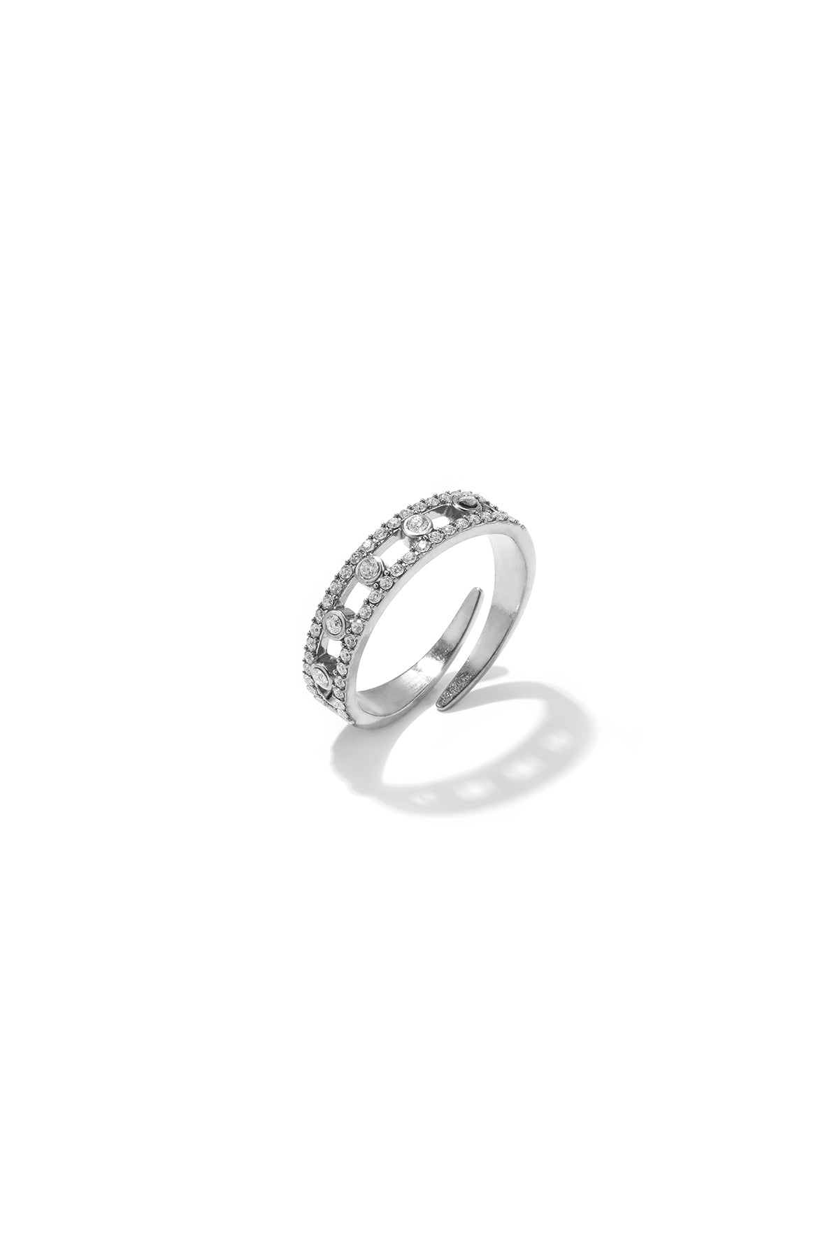 Bague minimaliste en acier inoxydable, style cercle, collection Daily Simple, bijoux pour femmes