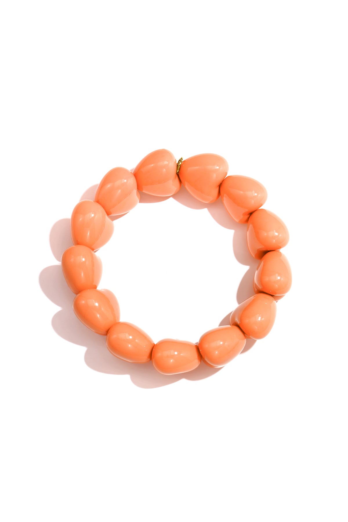 Bracelet petit cœur à 13 perles