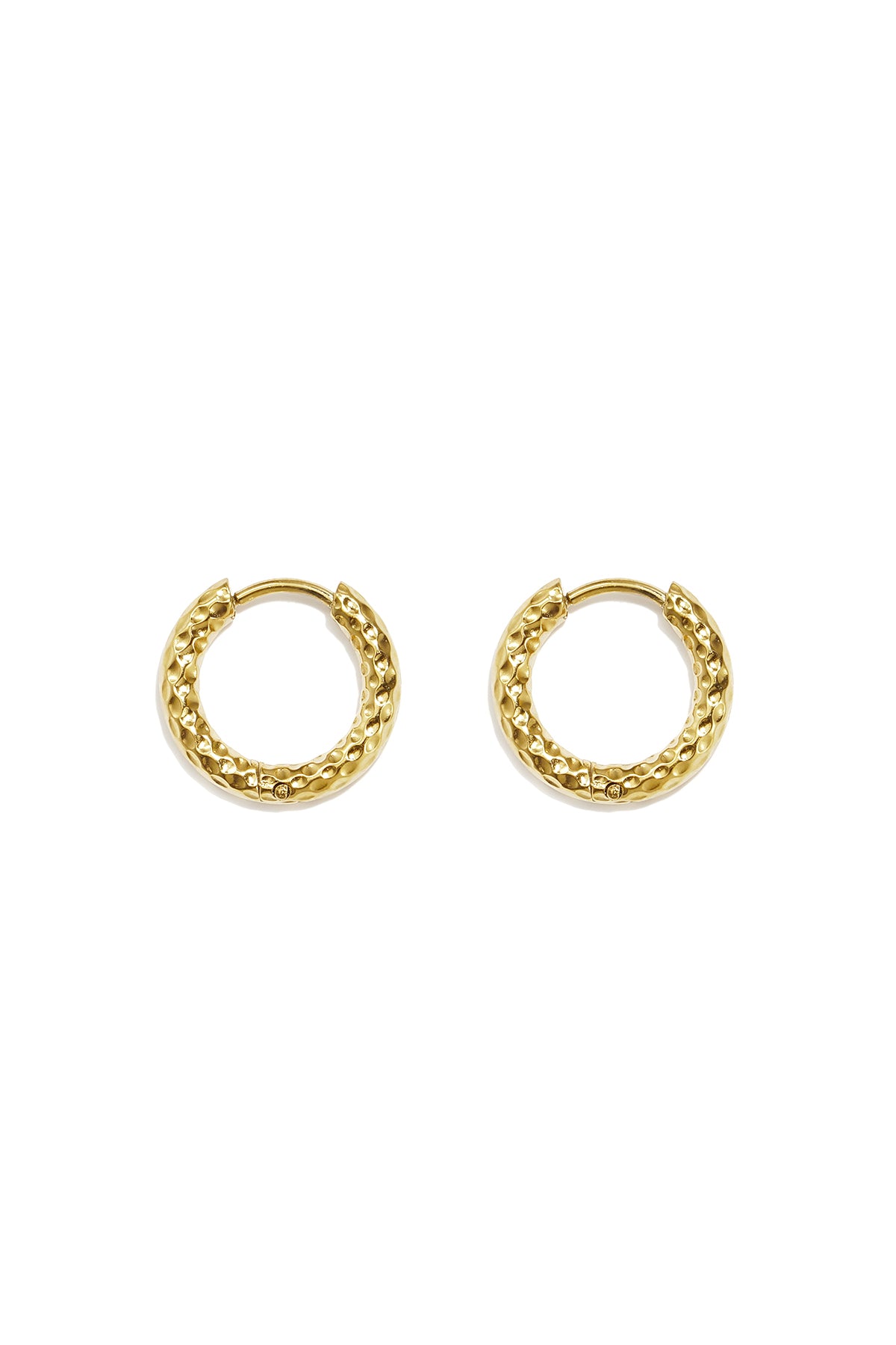 Boucles d'oreilles créoles en acier inoxydable, style simple et quotidien, collection de bijoux pour femmes