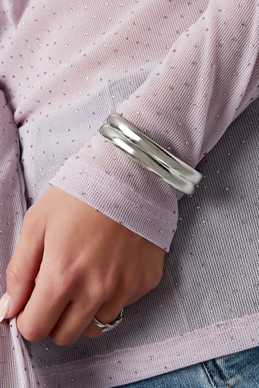 Grand bracelet jonc