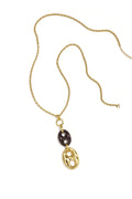 Collier long en acier inoxydable, forme irrégulière, collection Simple Daily Simple, bijoux pour femmes
