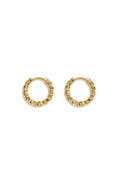 Boucles d'oreilles créoles en acier inoxydable, style simple et quotidien, collection de bijoux pour femmes