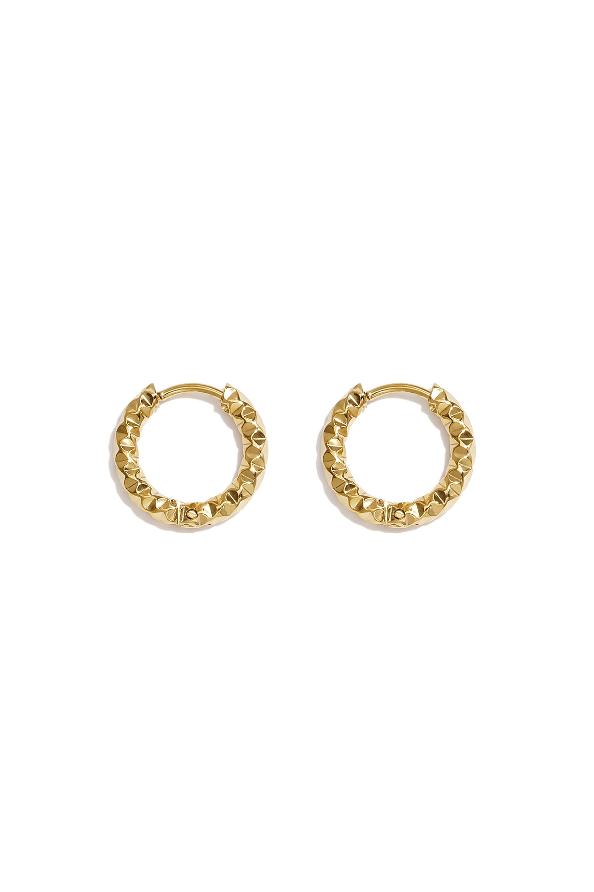 Boucles d'oreilles créoles en acier inoxydable, style simple et quotidien, collection de bijoux pour femmes