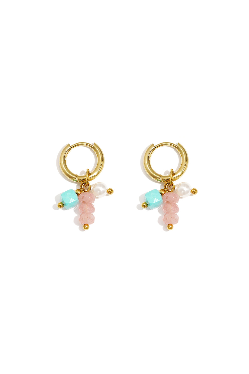 Boucles d'oreilles avec perles pendantes
