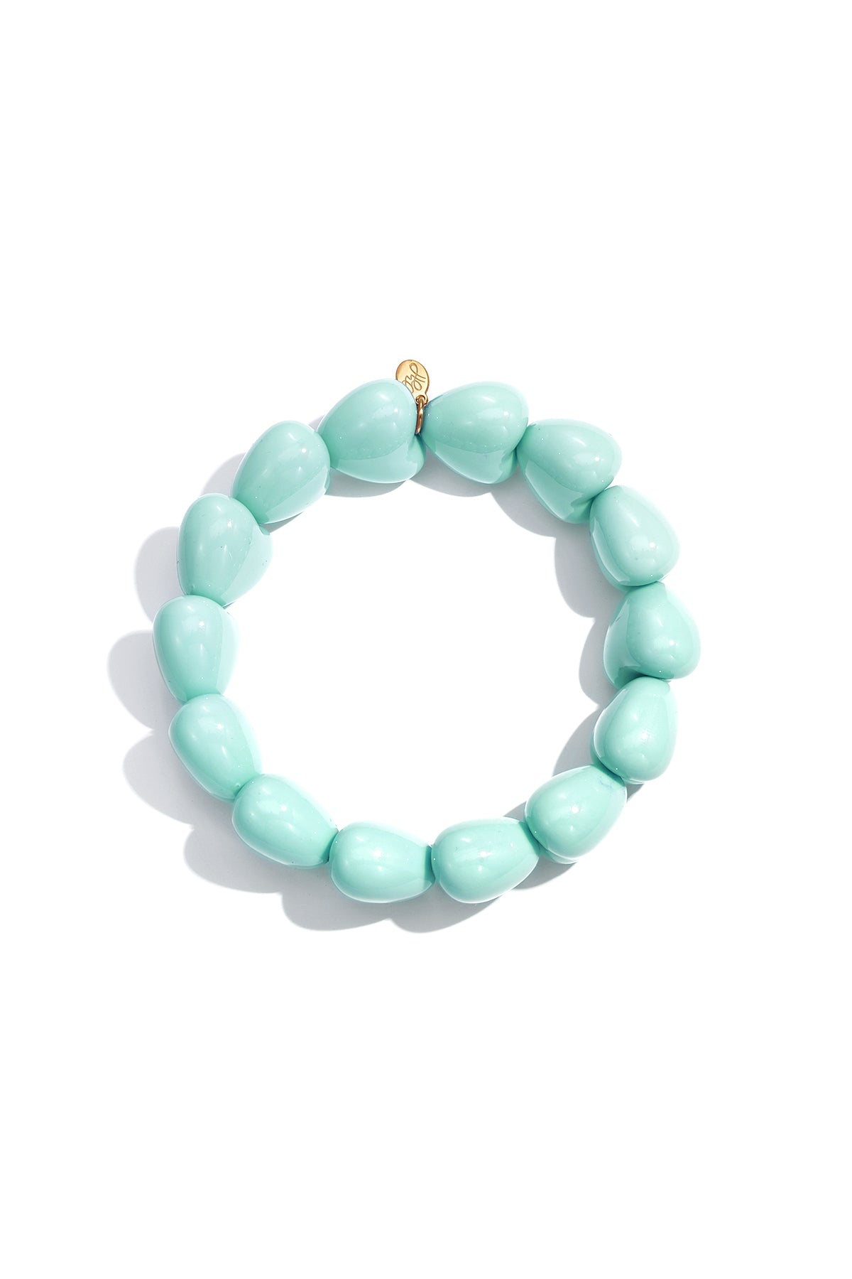 Bracelet en forme de petit cœur à 14 perles