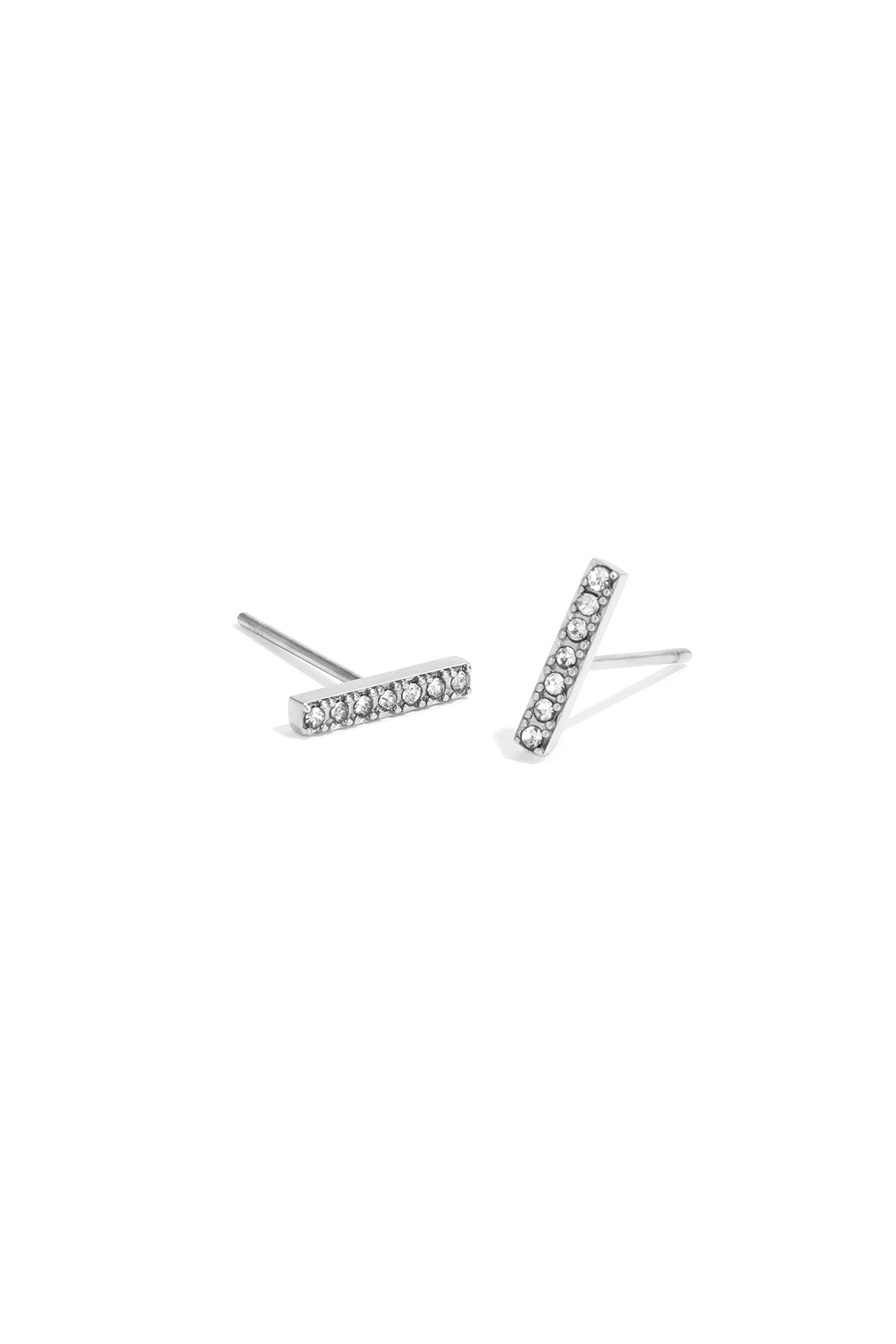 Boucles d'oreilles puces en acier inoxydable, forme irrégulière, collection décontractée et simple pour femmes