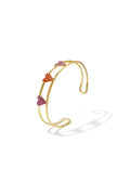 Bracelet orné de cœurs en strass