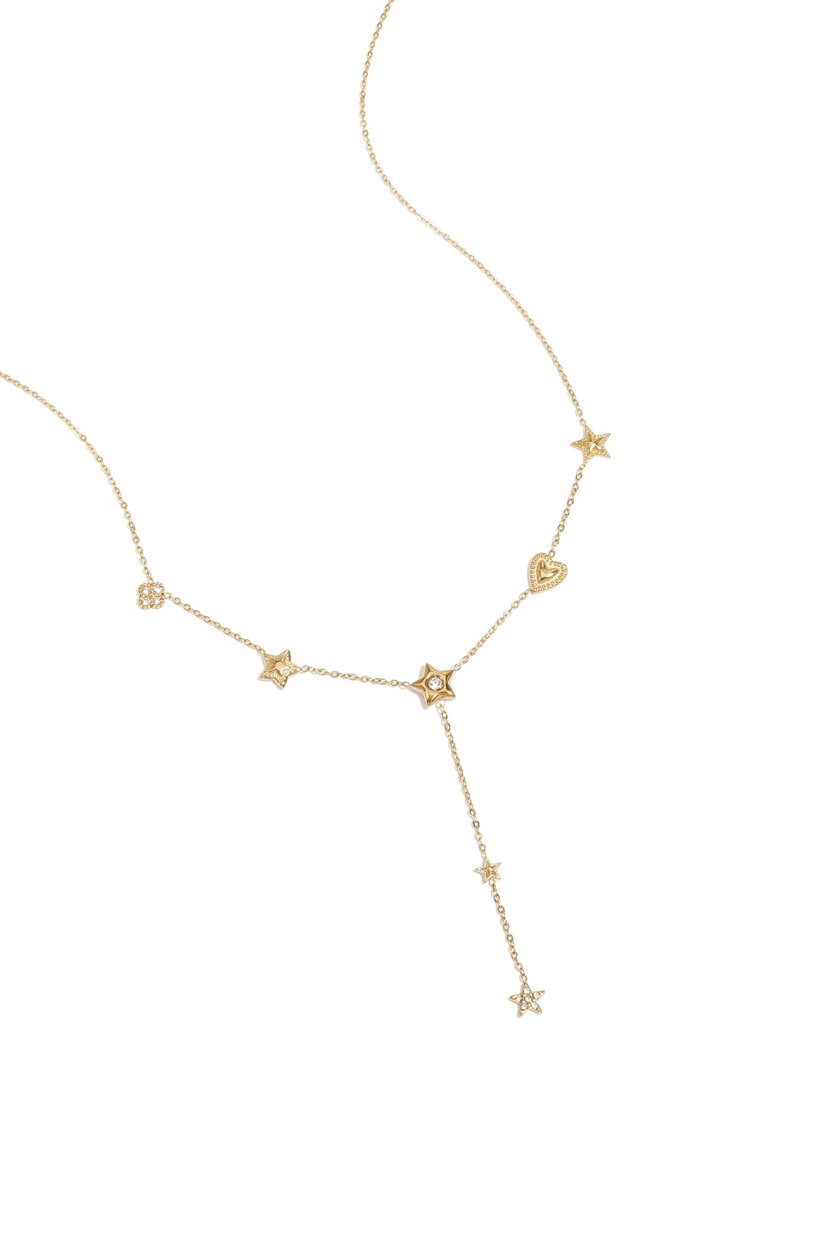 Colliers pendentifs en acier inoxydable Série Star Casual Daily Simple Bijoux pour femmes