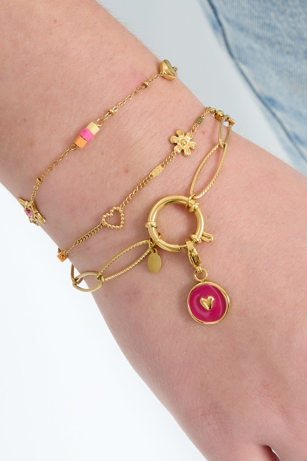 Bracelets en acier inoxydable, chaîne DIY, série simple quotidienne, bijoux pour femmes
