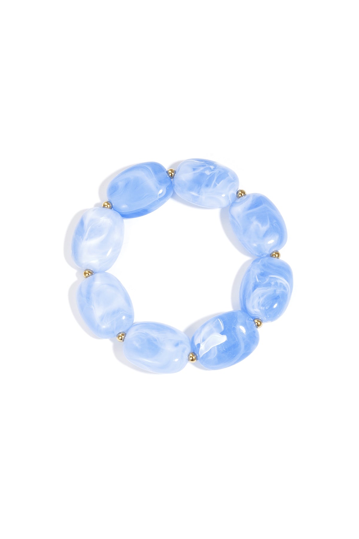 Bracelet à perles squovales