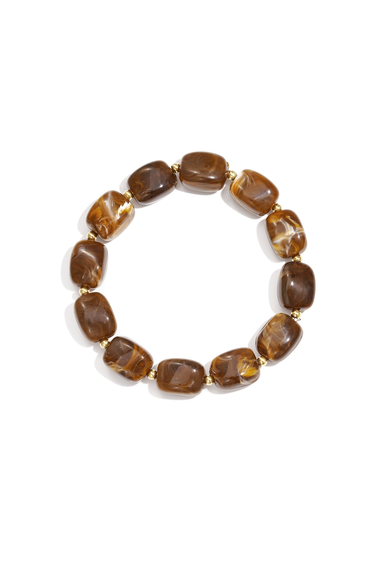 Bracelets en perles acryliques, série rétro classique quotidienne, bijoux pour femmes