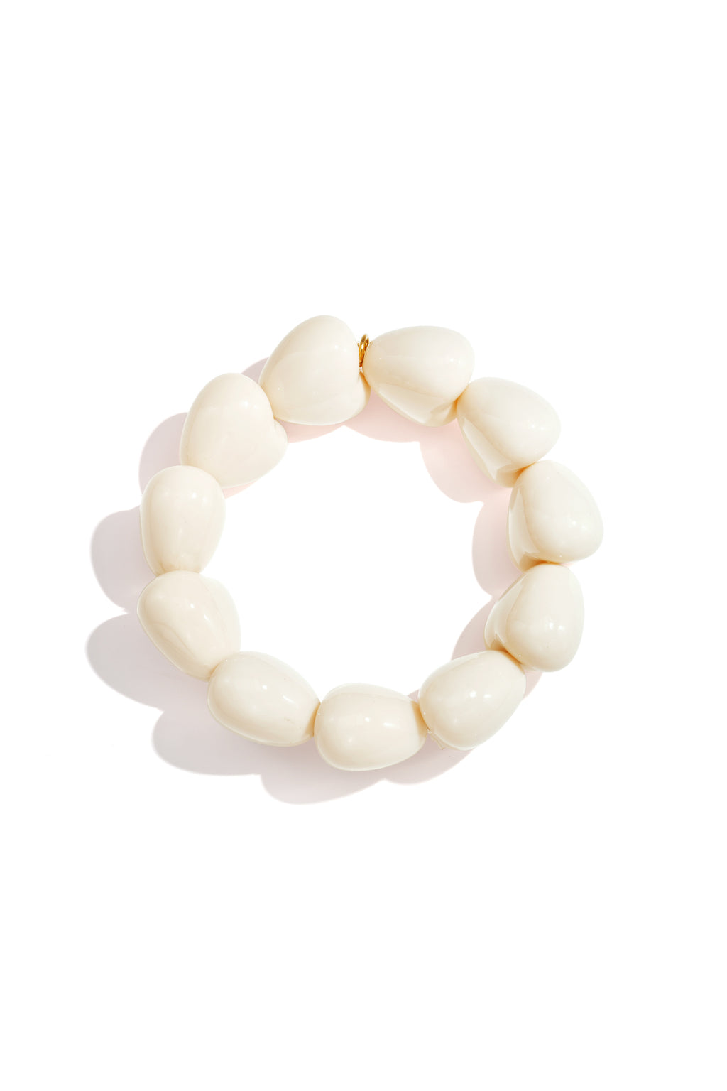 Bracelet en forme de grand cœur à 11 perles