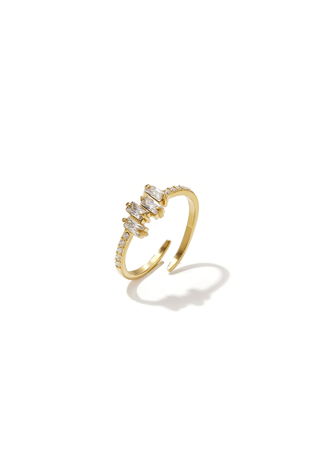Bagues minimalistes en acier inoxydable, forme géométrique, collection Simple Daily Simple, bijoux pour femmes