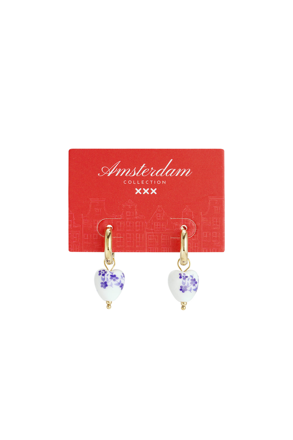 Boucles d'oreilles pendantes en céramique, motif floral, collection décontractée et simple pour femmes