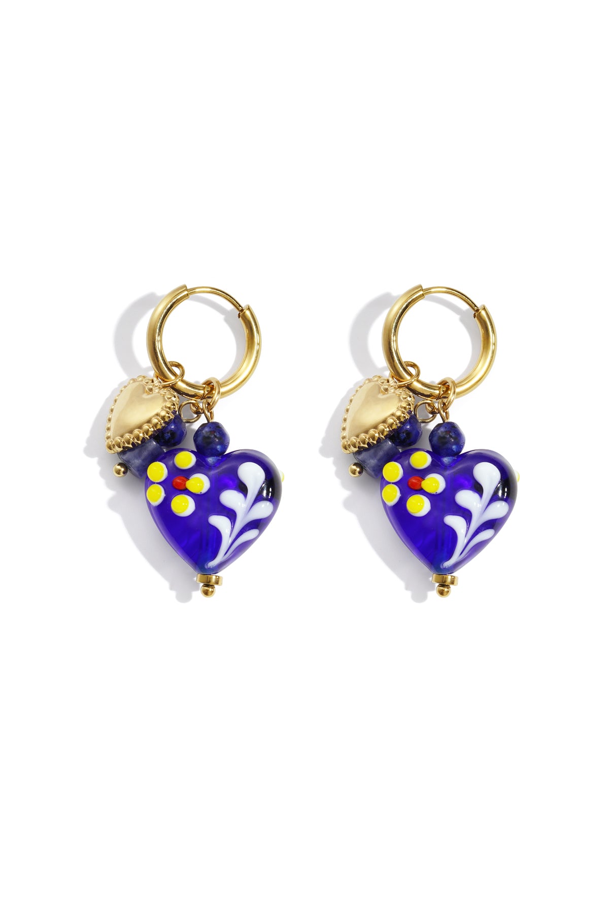 Boucles d'oreilles pendantes en acier inoxydable, style cœur, décontractées, simples et quotidiennes, bijoux pour femmes