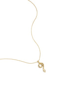Collier avec pendentif serpent recouvert