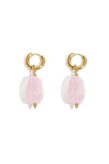 Boucles d'oreilles avec perles organiques