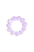 Bracelet avec perles en forme de cœur