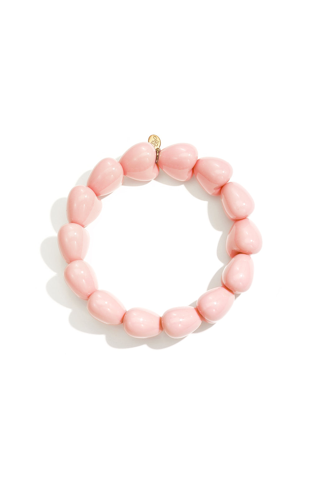 Bracelet en forme de petit cœur à 14 perles