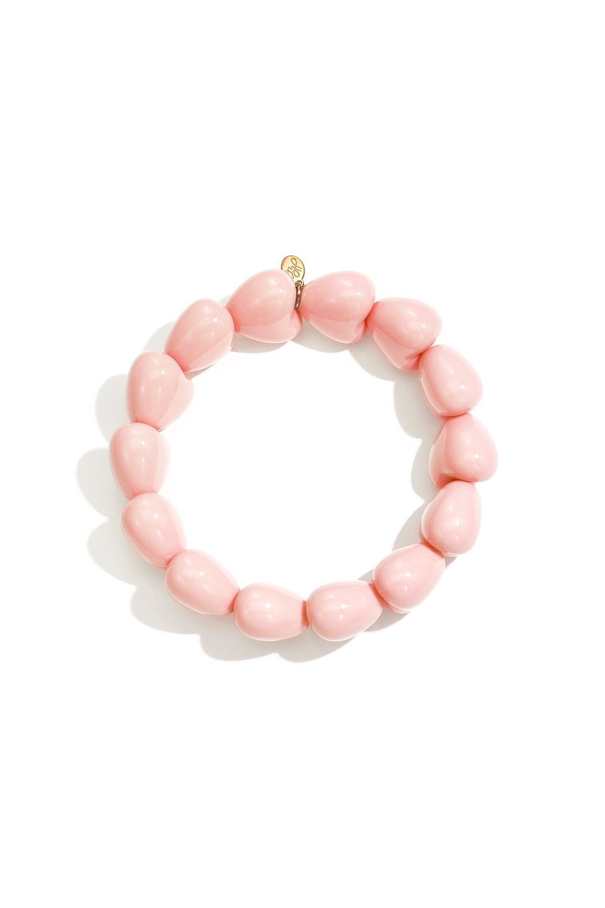 Bracelet en forme de petit cœur à 14 perles