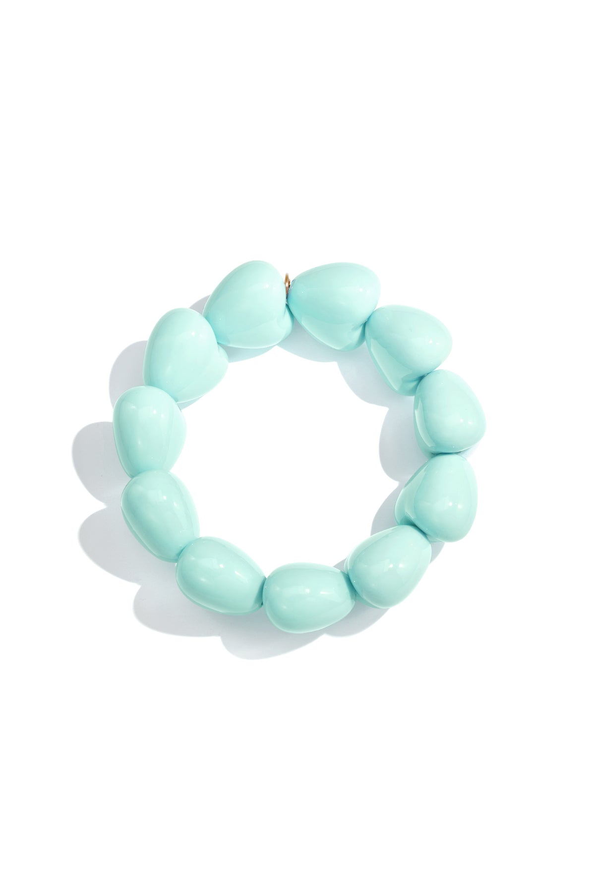 Bracelet en forme de grand cœur à 11 perles