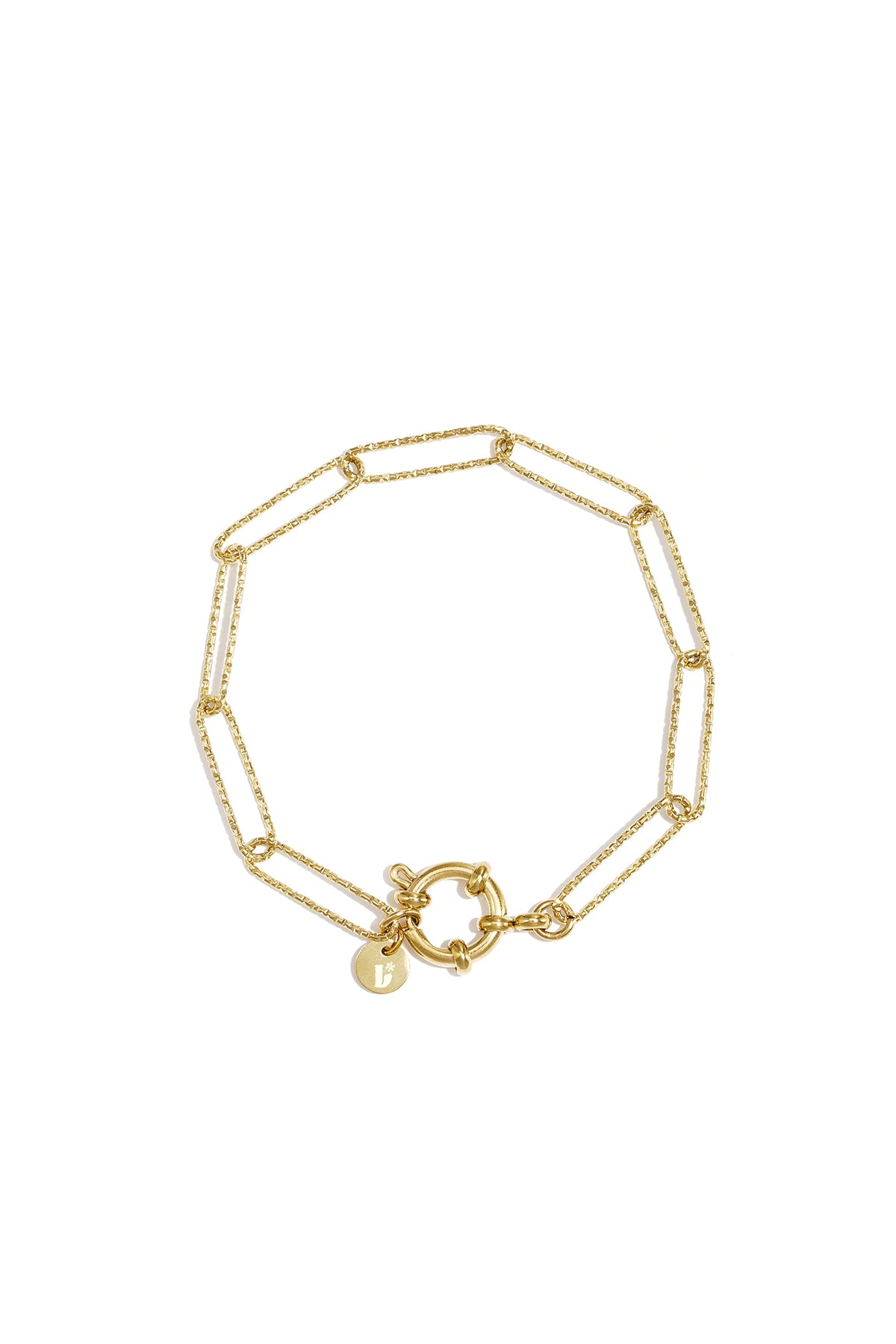 Bracelet avec fermoir avant et maillons longs