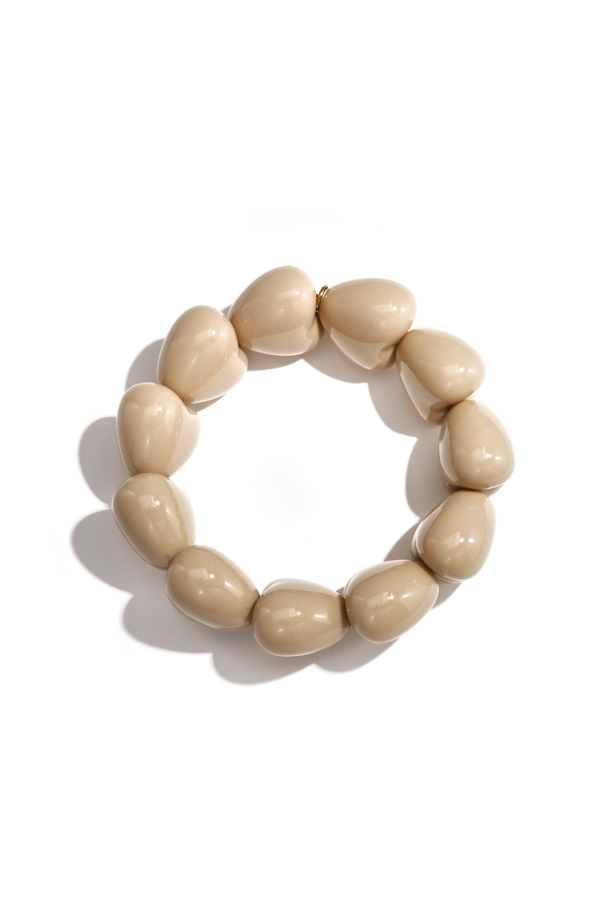 Bracelet en forme de grand cœur à 11 perles