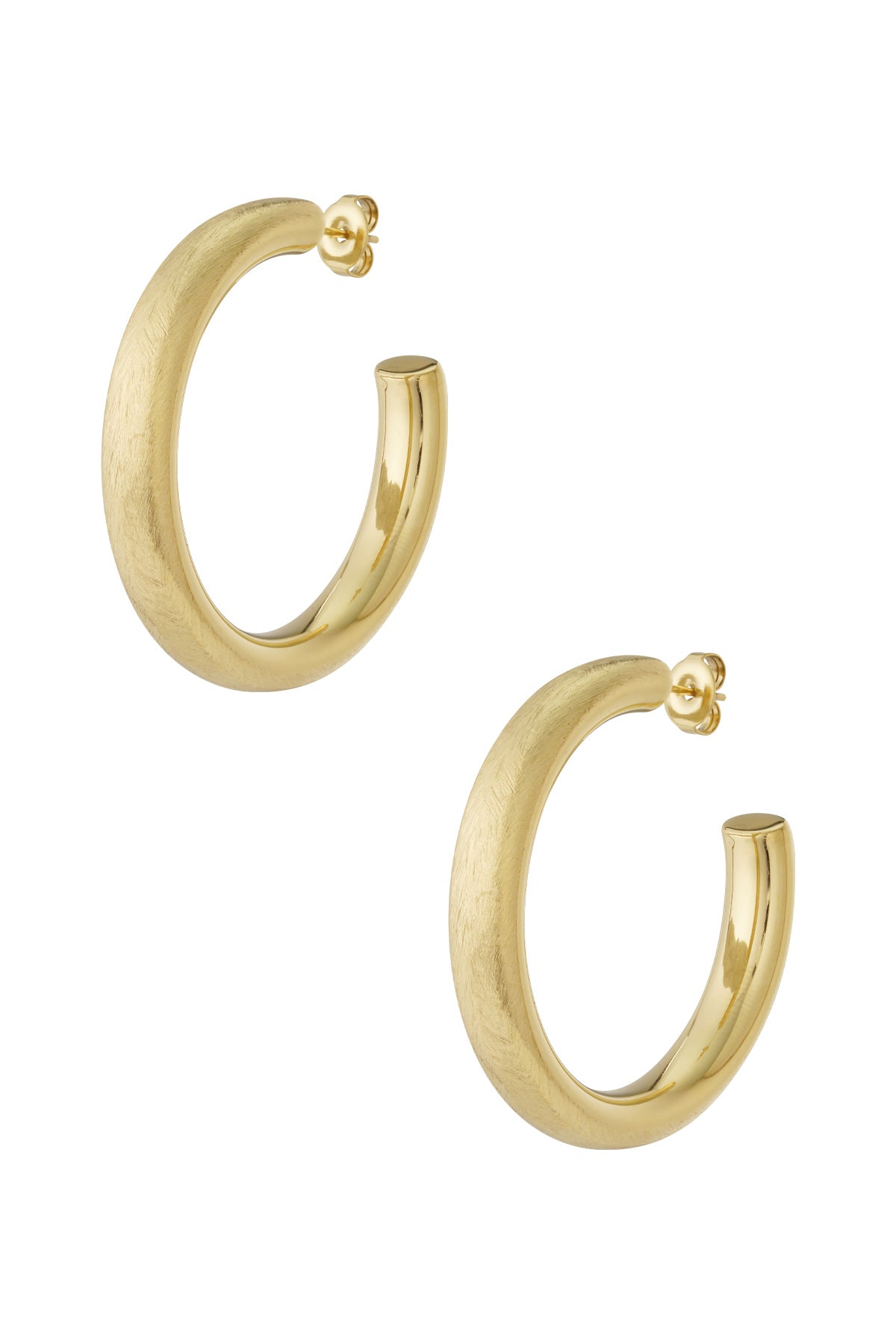   Boucles d'oreilles créoles de forme irrégulière, série décontractée, simple et quotidienne, bijoux pour femmes