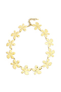 Colliers chaîne en acier inoxydable, série fleur décontractée, simple et quotidienne, bijoux pour femmes