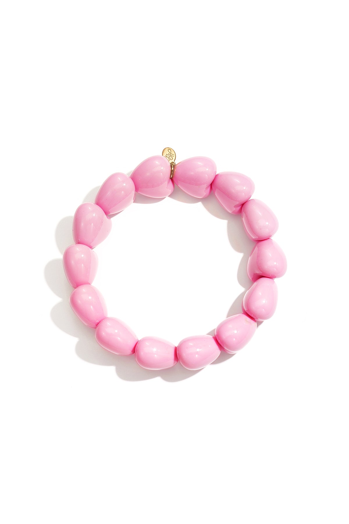 Bracelet en forme de petit cœur à 14 perles
