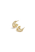 Boucles d'oreilles créoles en acier inoxydable, style simple et quotidien, collection de bijoux pour femmes