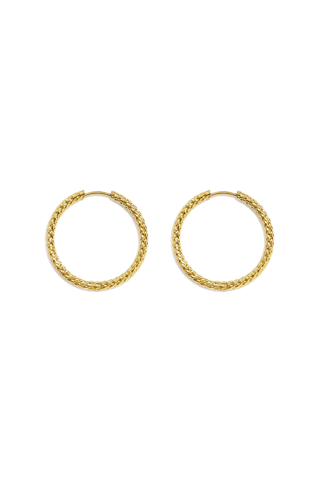 Boucles d'oreilles créoles en acier inoxydable, style simple et quotidien, collection de bijoux pour femmes