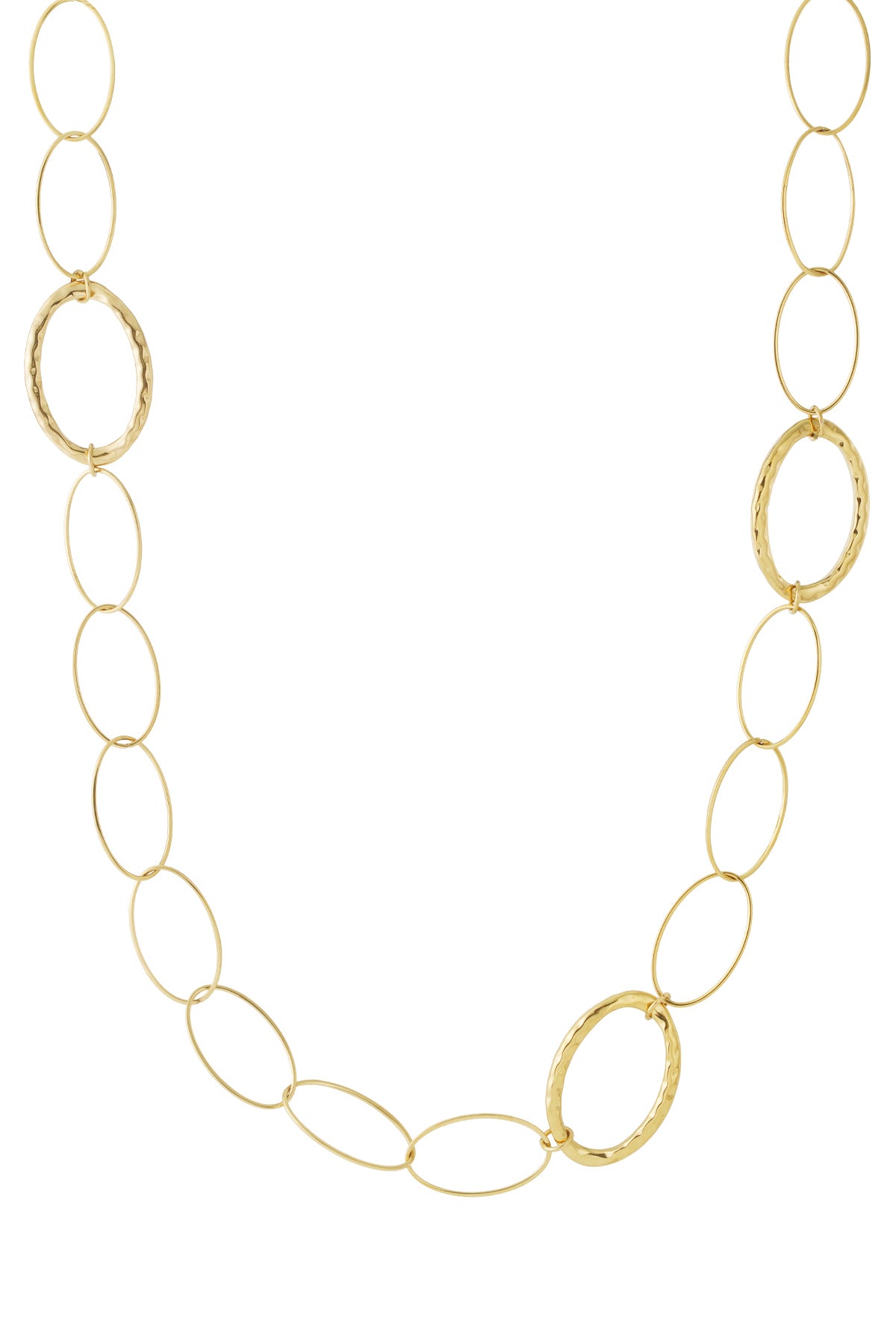 Collier à maillons ovales