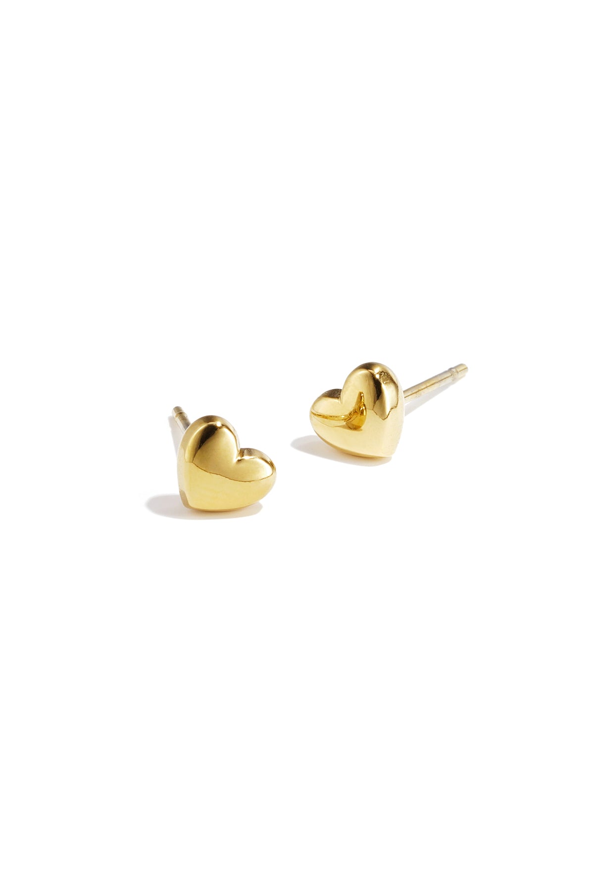 Boucles d'oreilles Bold Heart en acier inoxydable