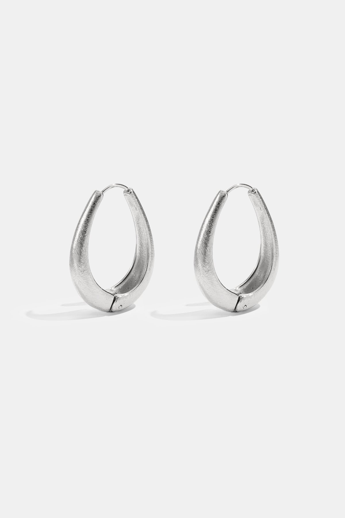 Boucles d'oreilles créoles ovales