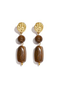 Boucles d'oreilles pendantes en acier inoxydable, perles, collection rétro classique du quotidien, bijoux pour femmes