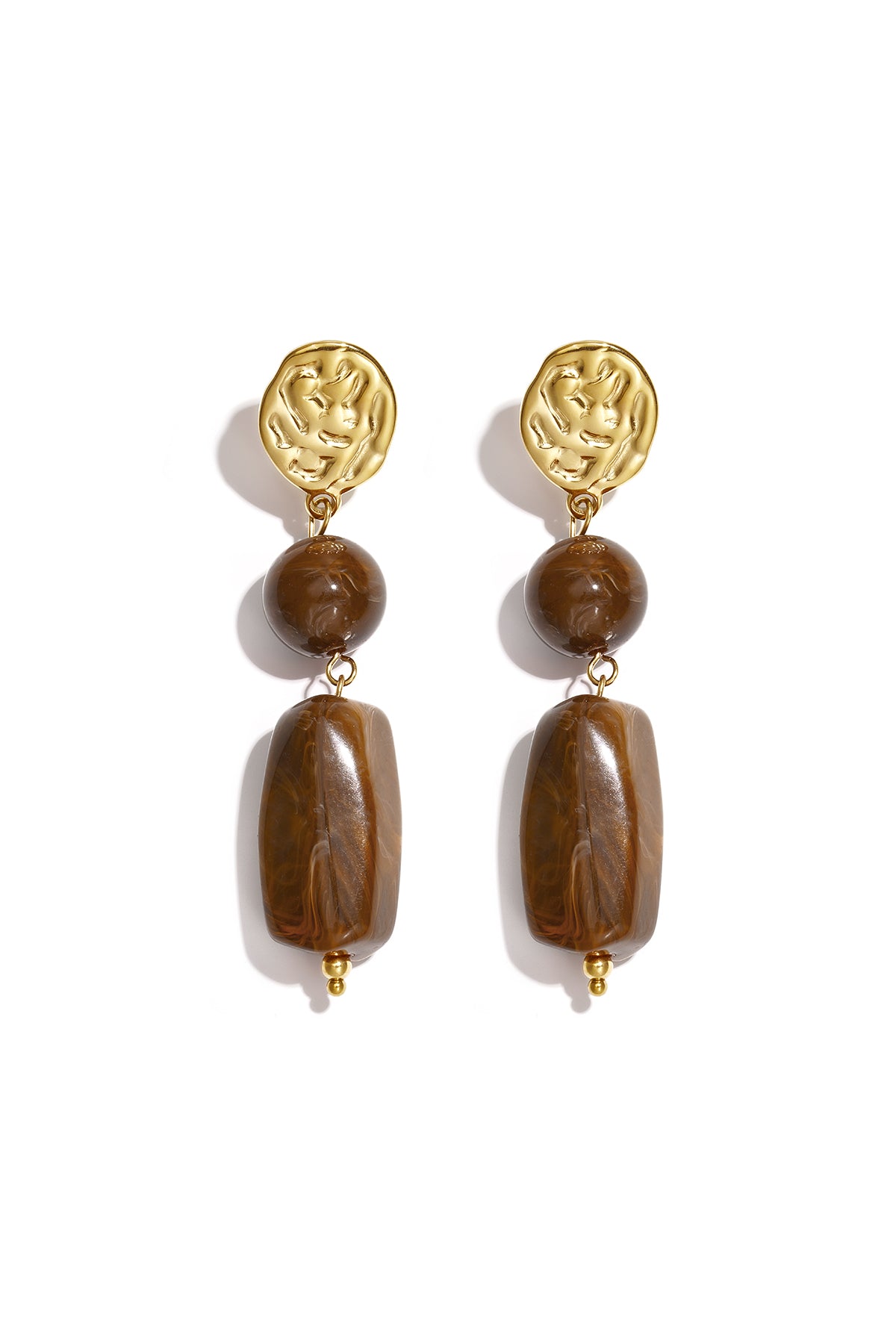 Boucles d'oreilles pendantes en acier inoxydable, perles, collection rétro classique du quotidien, bijoux pour femmes
