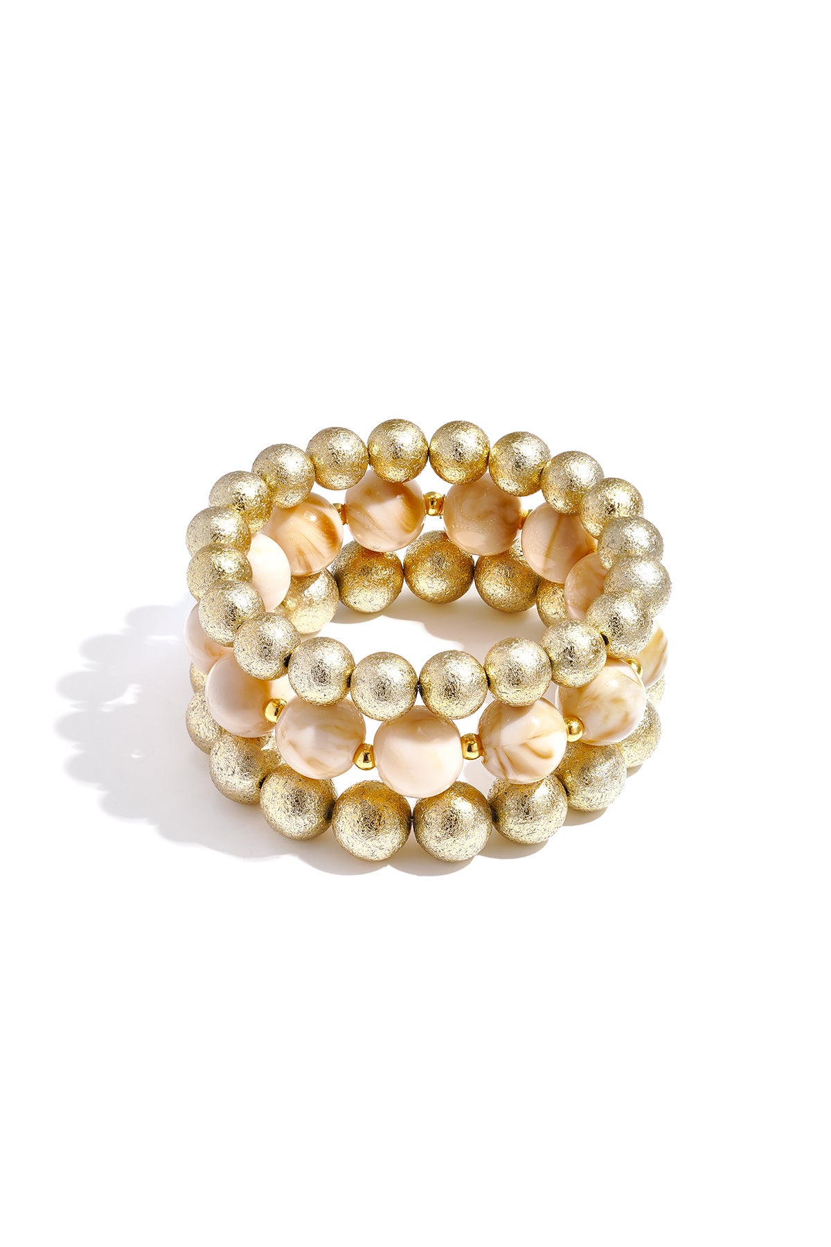Ensemble de 3 bracelets à perles