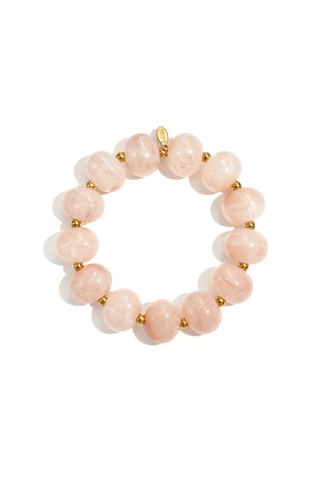 Bracelet élastique à grosses perles