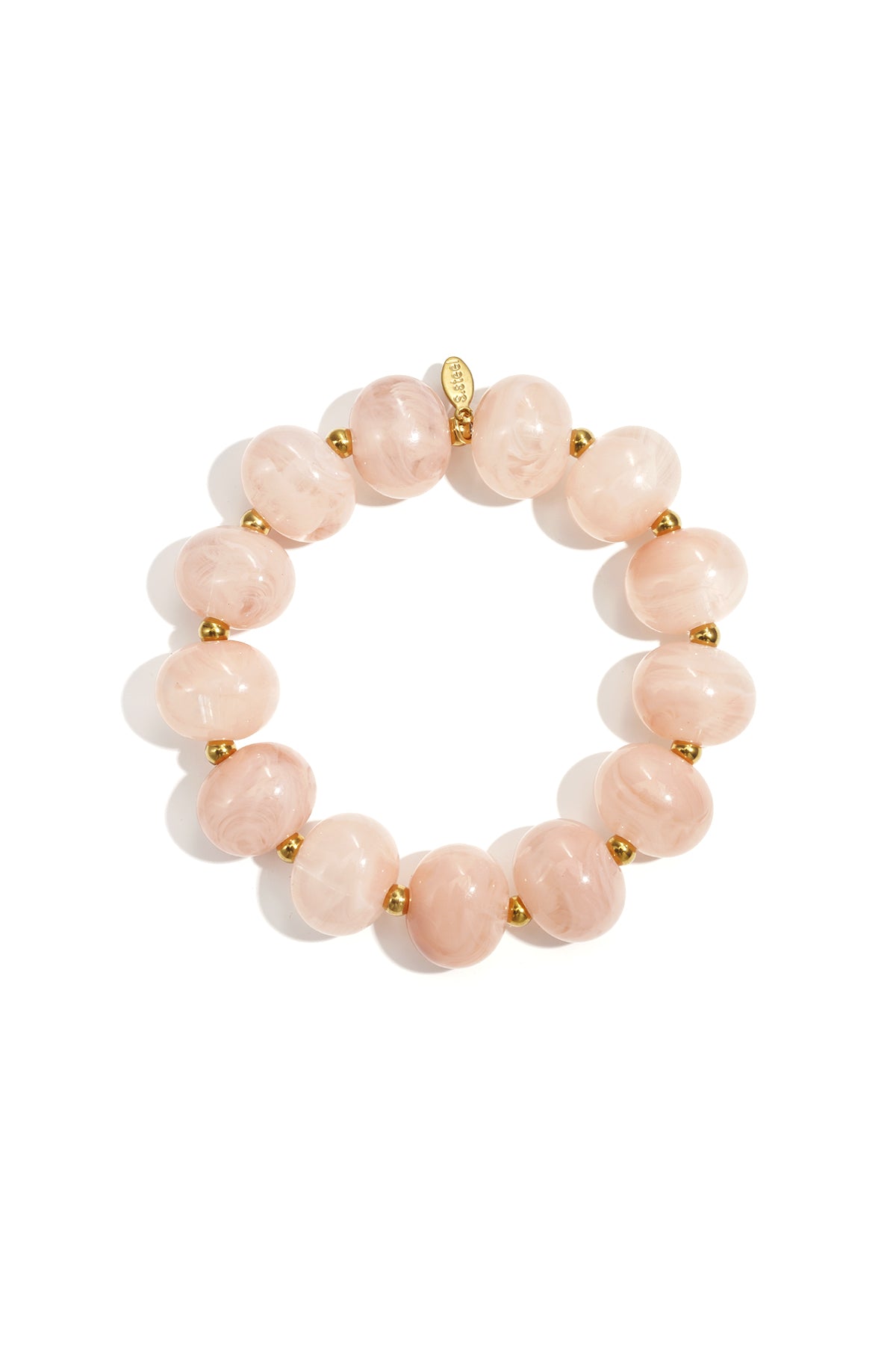 Bracelet élastique à grosses perles