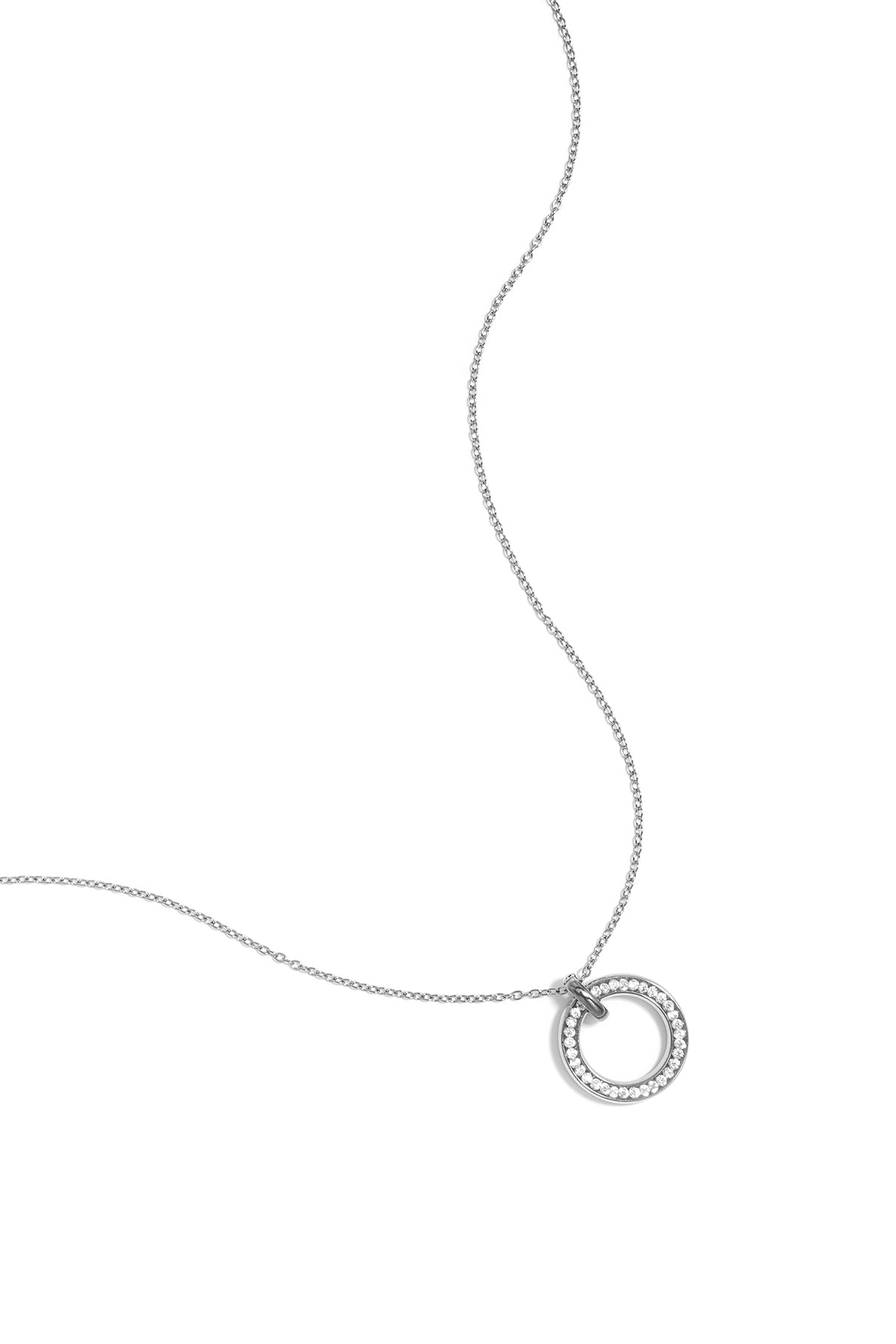 Collier avec cercle incrusté