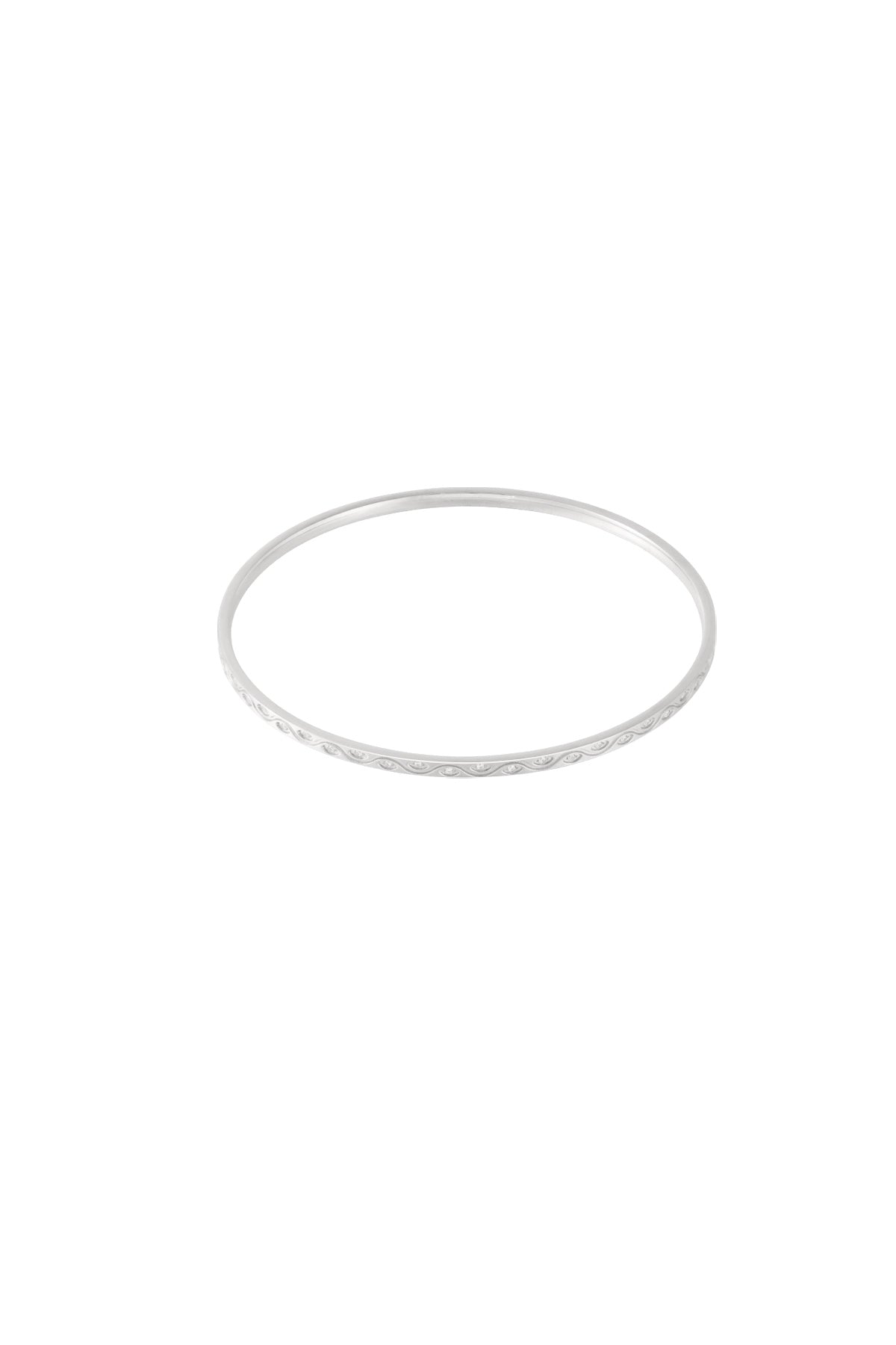 Bracelets en acier inoxydable, série géométrique décontractée et simple pour femmes