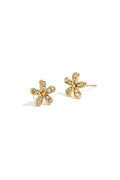 Boucles d'oreilles puces en acier inoxydable, motif floral, collection Daily Simple, bijoux pour femmes