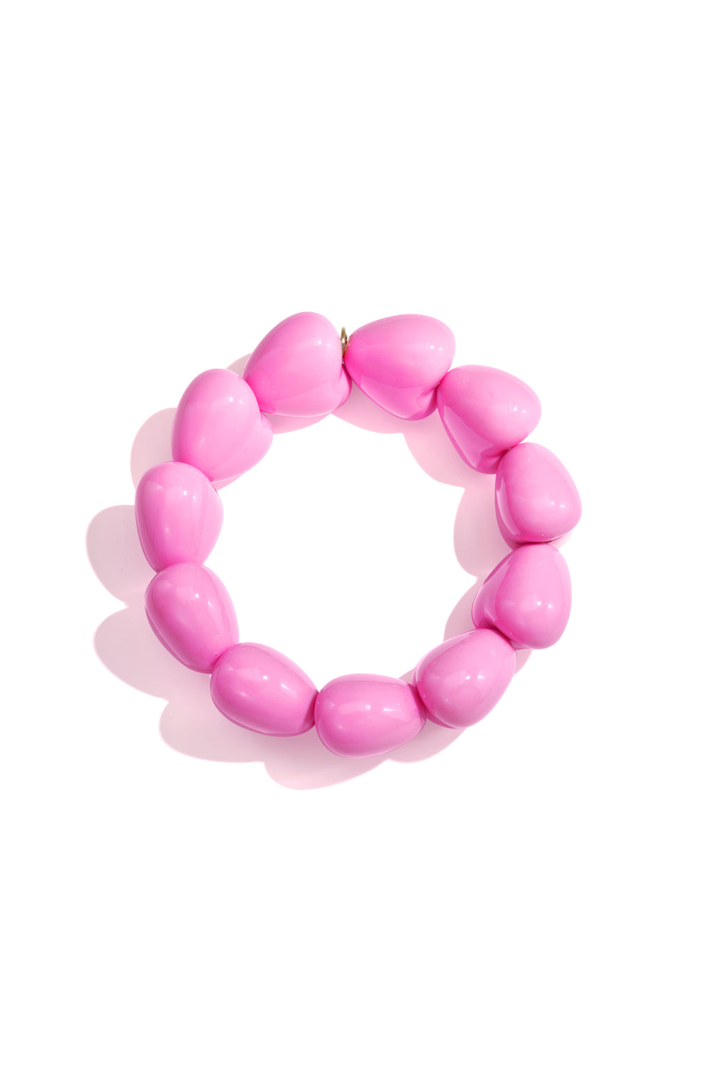 Bracelet en forme de grand cœur à 11 perles