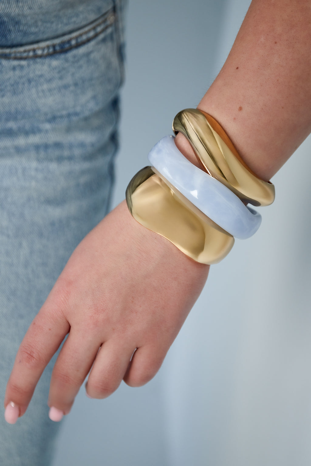 Bracelet en coquillage souple